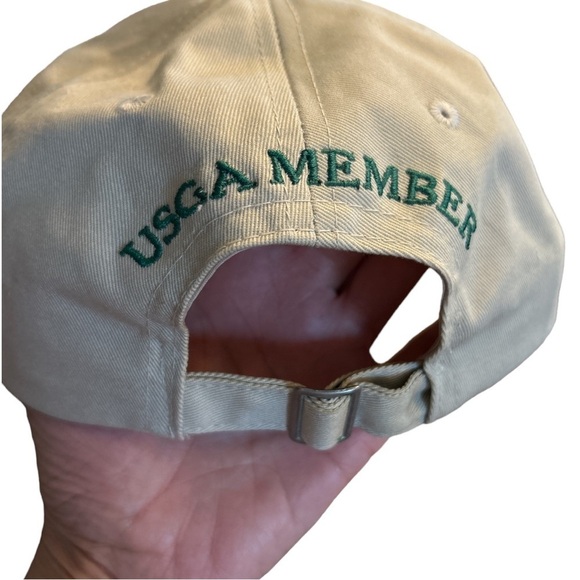 US Open Golf Hat Cap Oakmont 2007 107th USGA Member Adjustable Tan - Picture 7 of 8